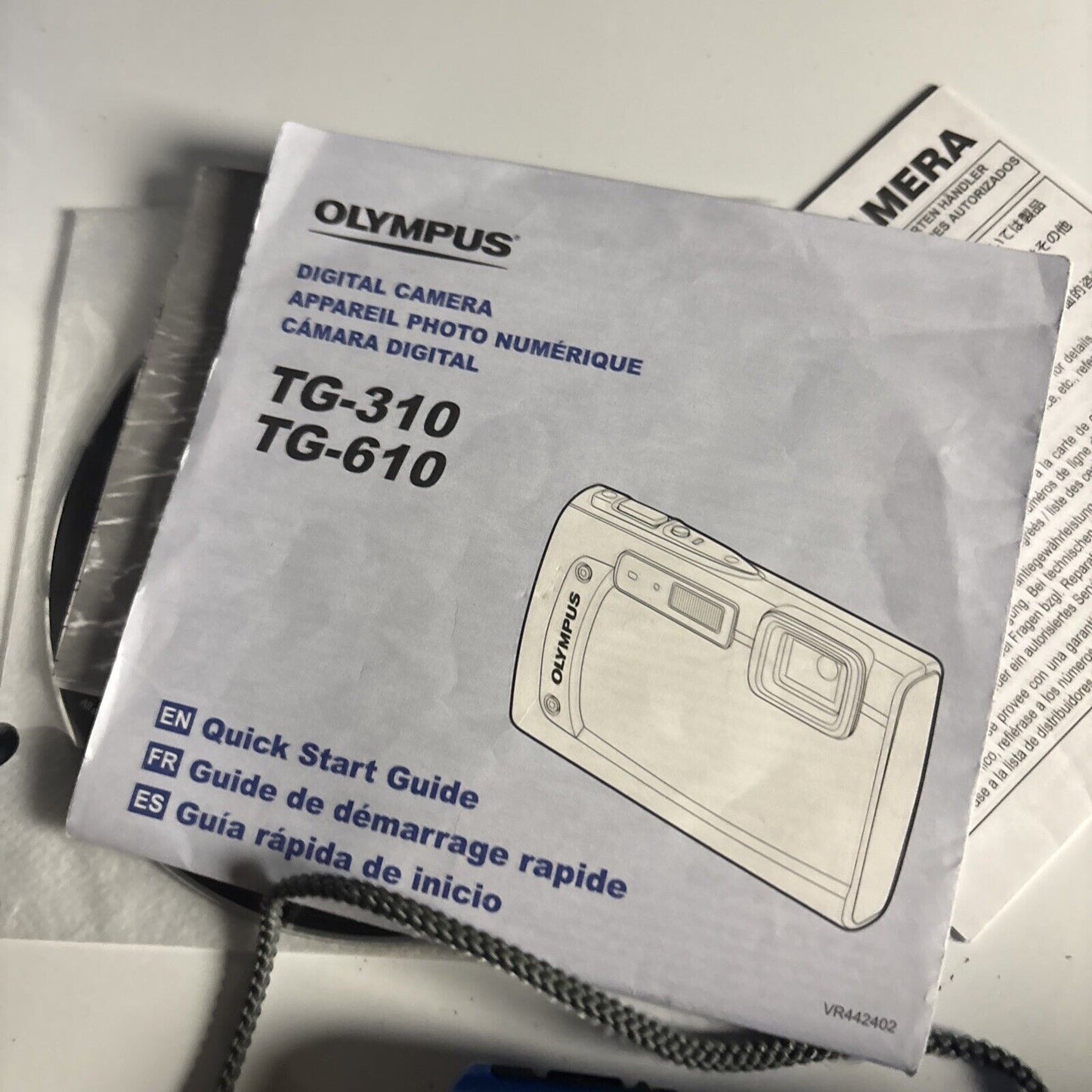 Olympus Tough TG-310 Digital Camera Waterproof Shockproof 128mb SD Card