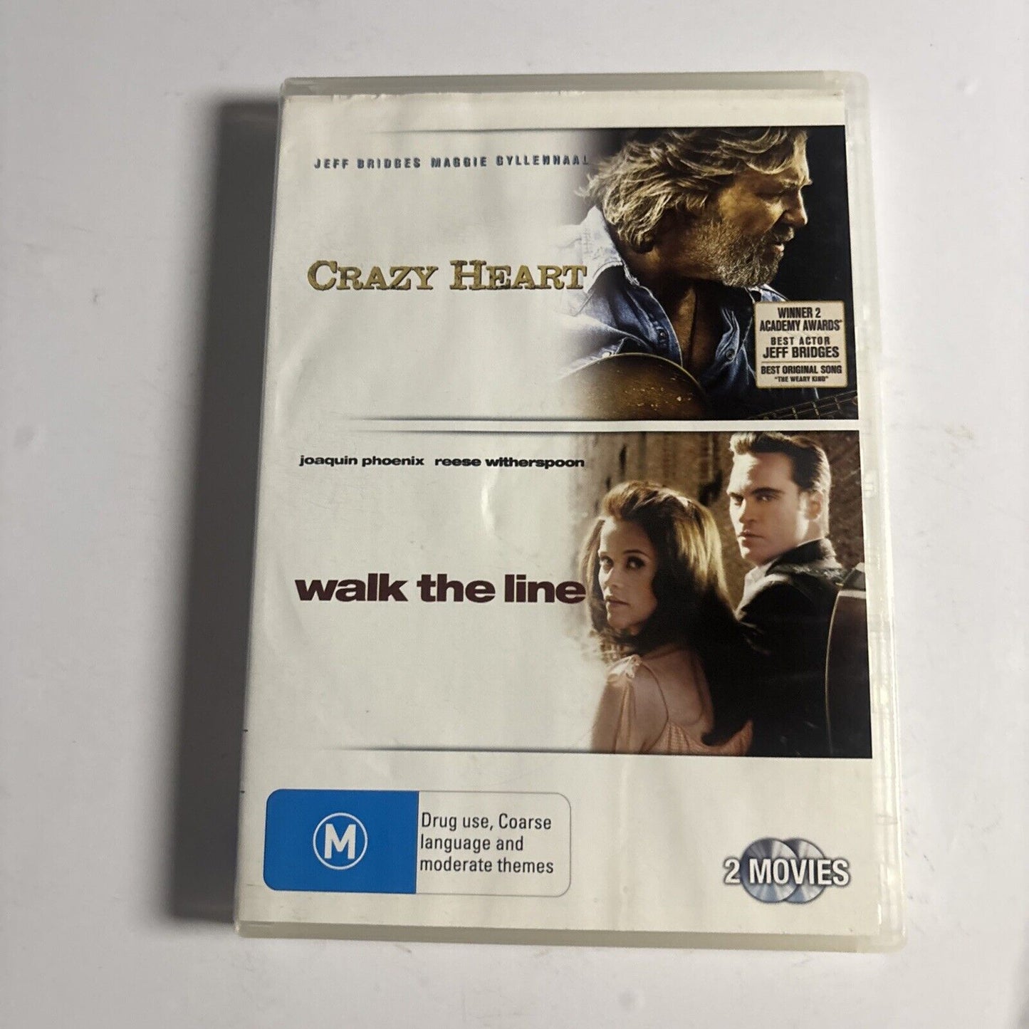 Crazy Heart / Walk the Line (DVD, 2010) Joaquin Phoenix, Jeff Bridges Region 4