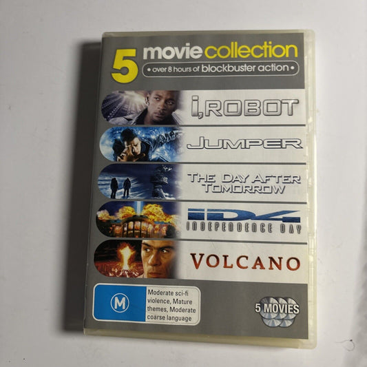 I, Robot / Jumper / the Day after Tomorrow / Independence Day / Volcano DVD