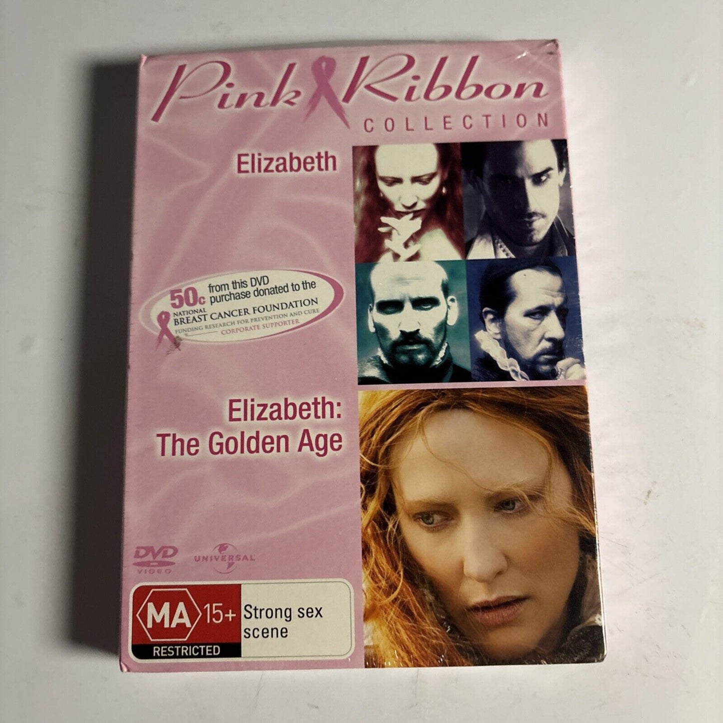Elizabeth: the Golden Age / Elizabeth (DVD, 2007) Cate Blanchett Region 4 &2 NEW