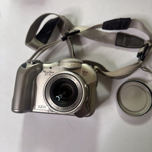Canon PowerShot S1 IS Digital Camera *Does Not Turn On - For Parts Repair*