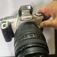 Canon EOS Kiss II SLR Film Camera With Sigma UC Zoom 70-210mm Lens