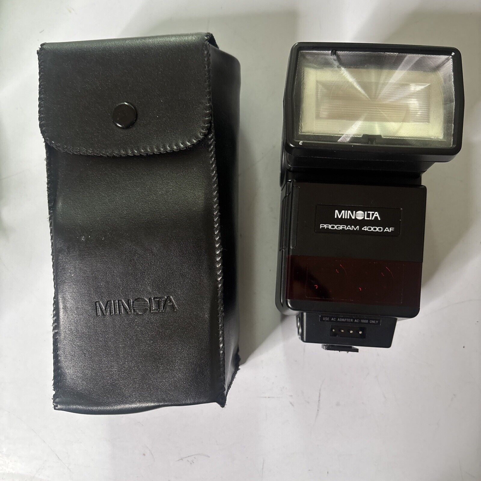 Minolta Program 4000 AF Camera Flash – Retro Unit