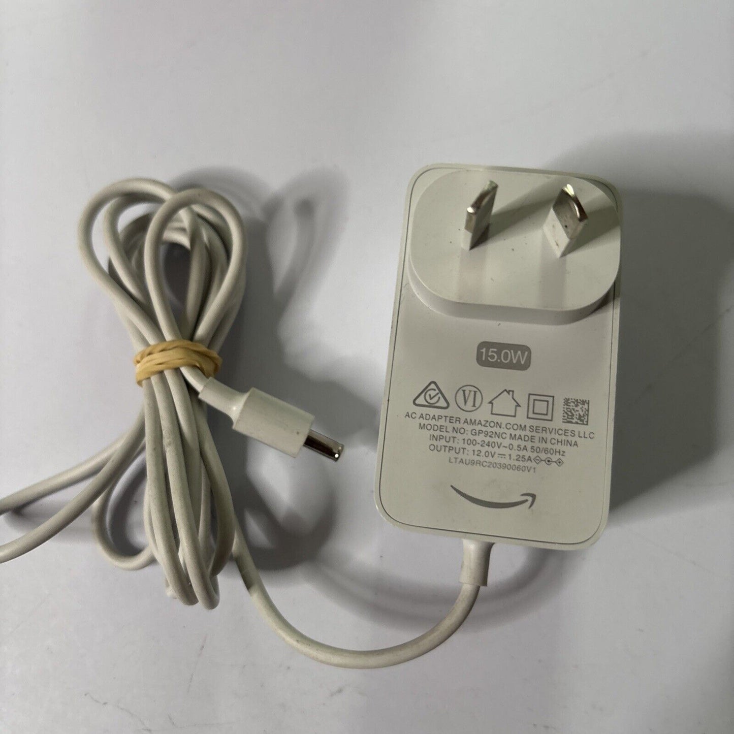 Genuine Amazon AC Adapter GP92NC 12V 1.25A for Amazon Echo Spot Smart Assistant