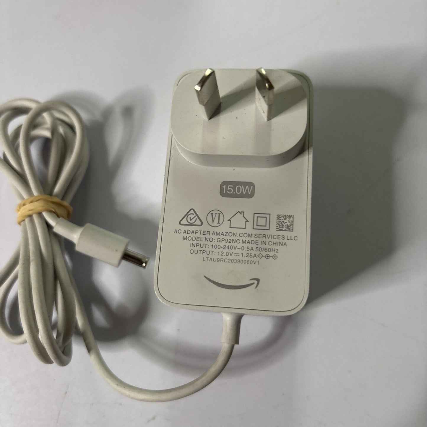 Genuine Amazon AC Adapter GP92NC 12V 1.25A for Amazon Echo Spot Smart Assistant