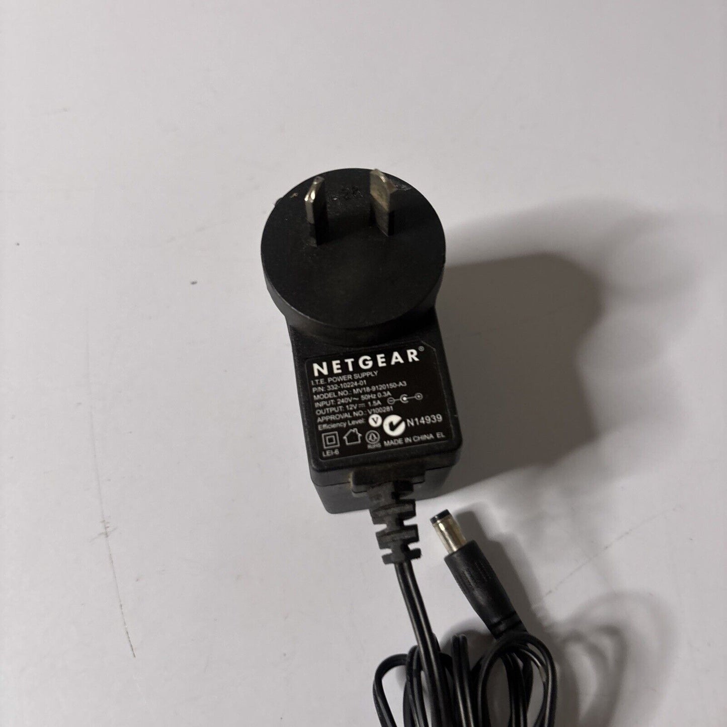 Genuine Netgear MV18-9120150-A3 AC Adapter 12V 1.5A