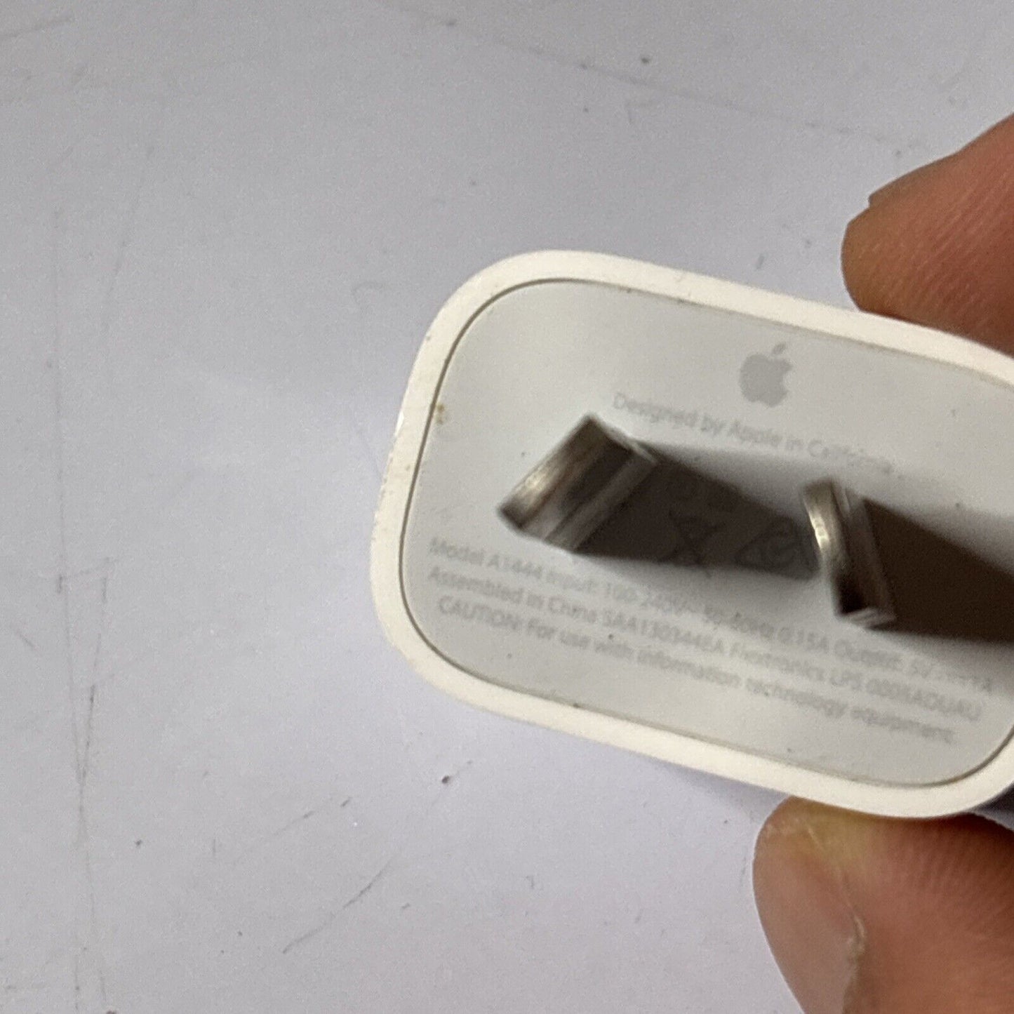 2x Genuine Apple A1444 USB Adapter With Lightning Cord