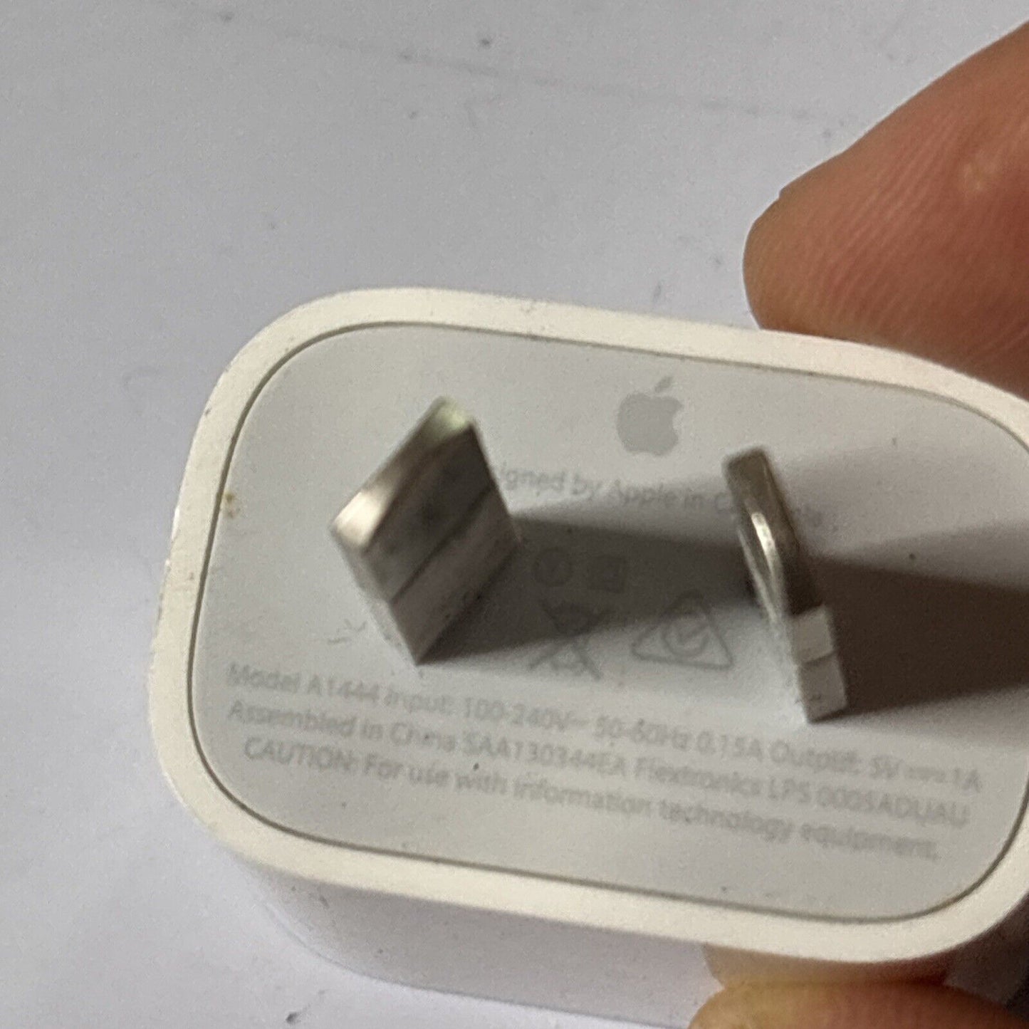 2x Genuine Apple A1444 USB Adapter With Lightning Cord