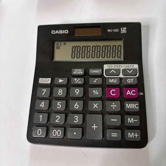 Casio MJ-12D Solar Calculator