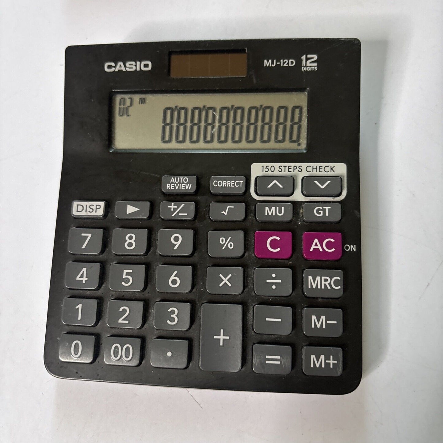 Casio MJ-12D Solar Calculator