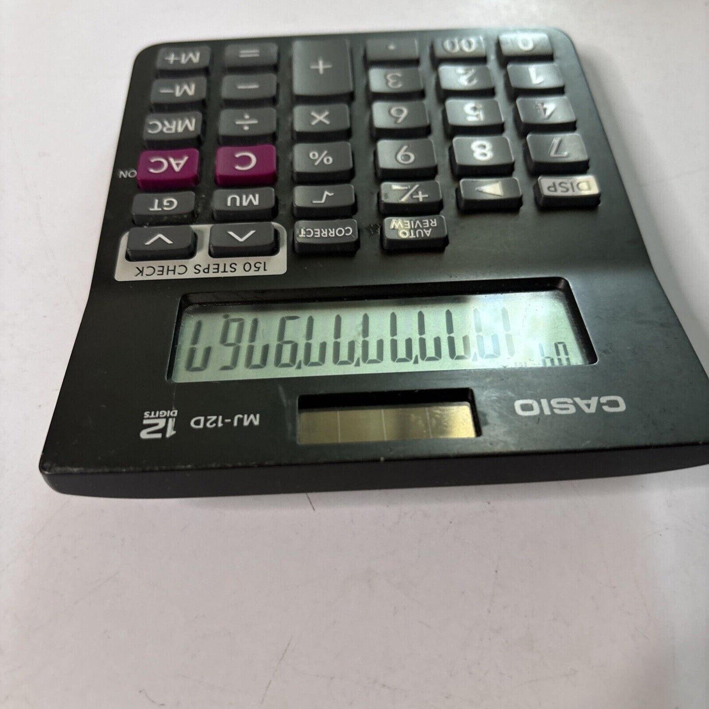 Casio MJ-12D Solar Calculator