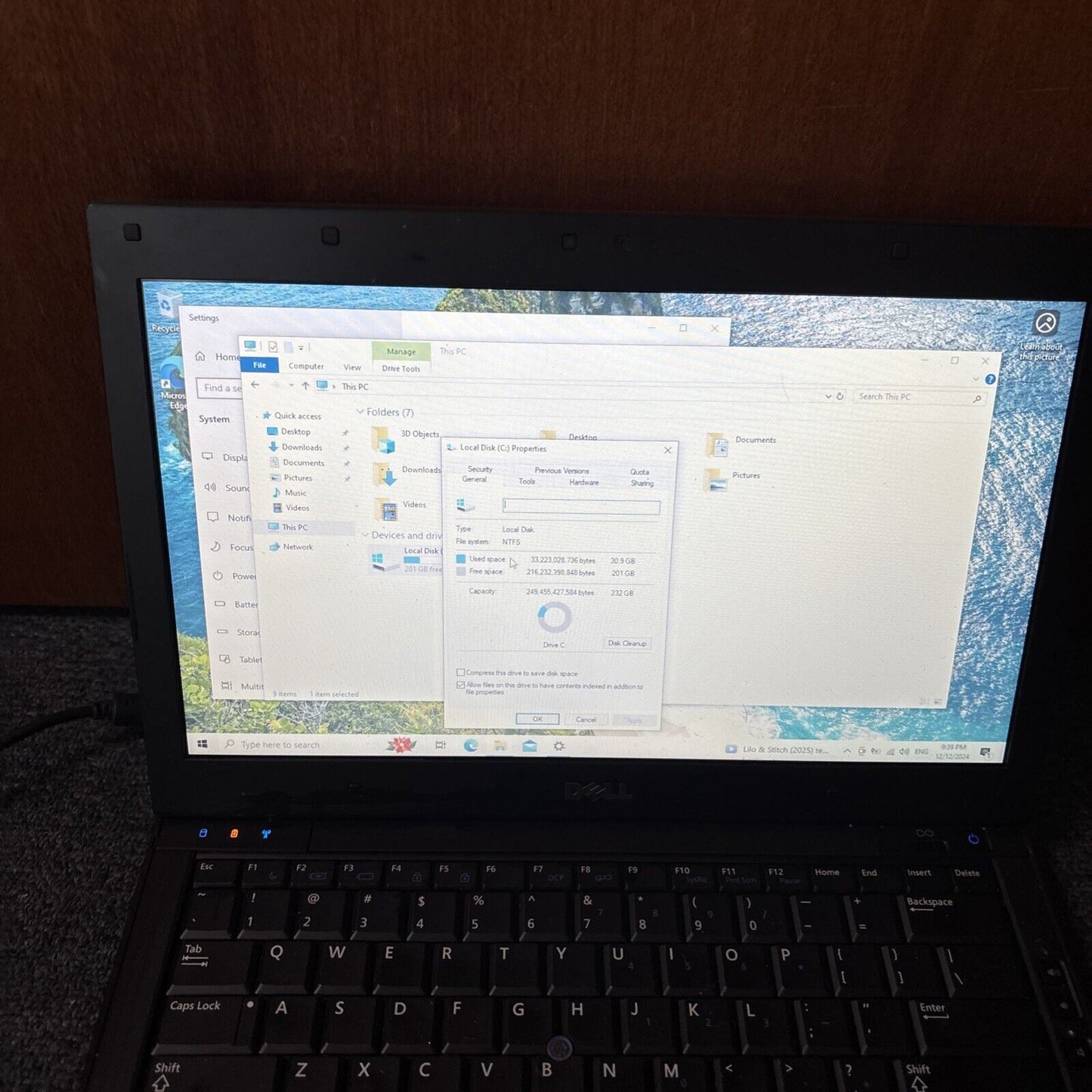 Dell Latitude E4310 Laptop Intel i5 4GB RAM 250GB HDD DVD*No Battery AC Adapter*