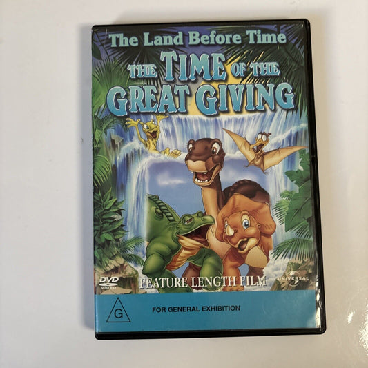 The Land before Time - The Time of the Great Giving : Vol 3 (DVD, 1995) Region 4