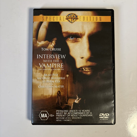 Interview with the Vampire (Special Edition, DVD, 1994) Tom Cruise Region 4