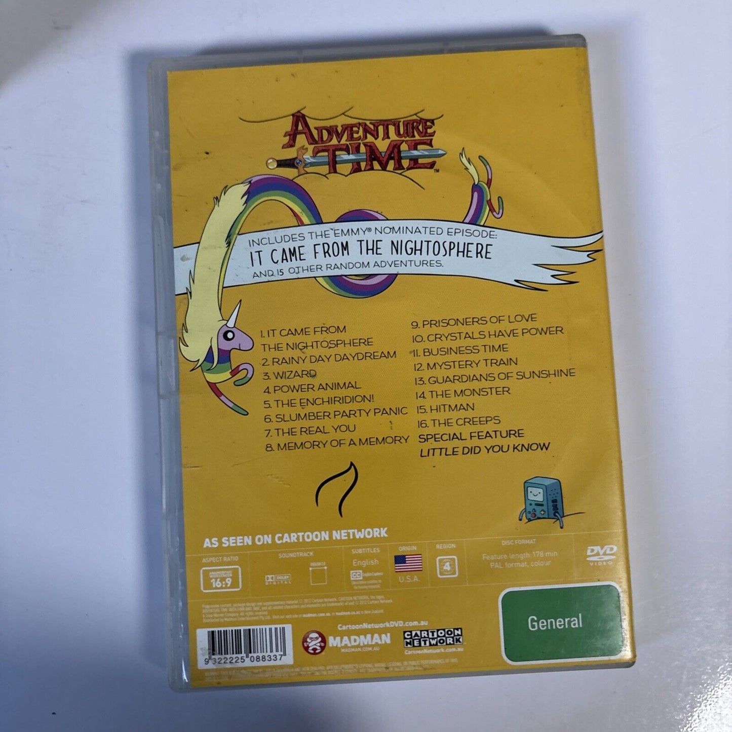 Adventure Time - It Came from the Nightosphere : Collection 2 (DVD 2010) Region4