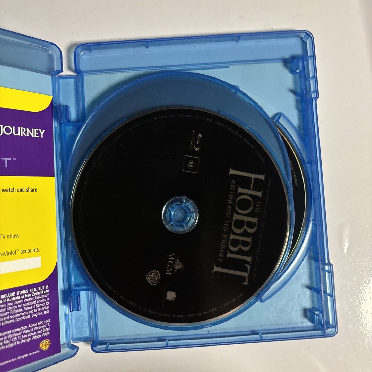 Hobbit-An Unexpected Journey (Blu-ray + DVD, 2012) Region B &4