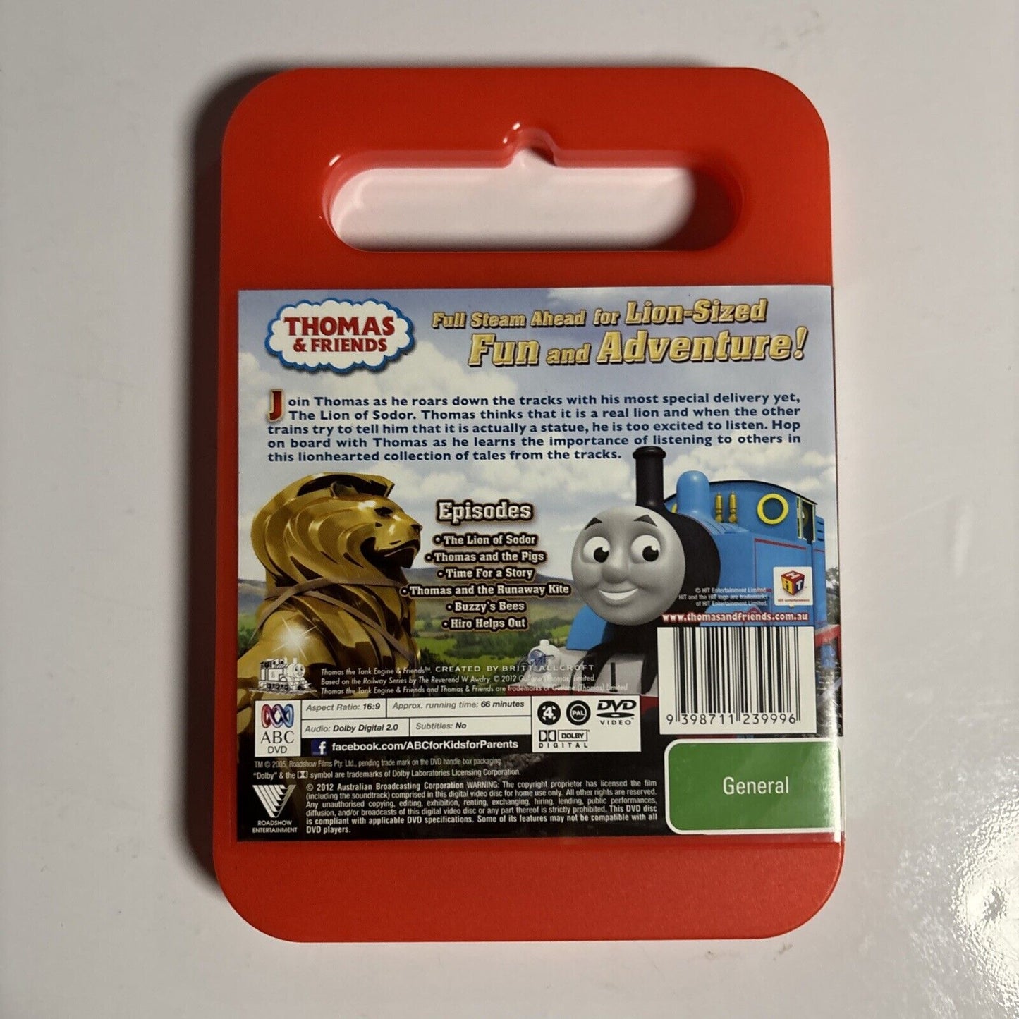 Thomas & Friends - Lion of Sodor (DVD, 2011) Region 4