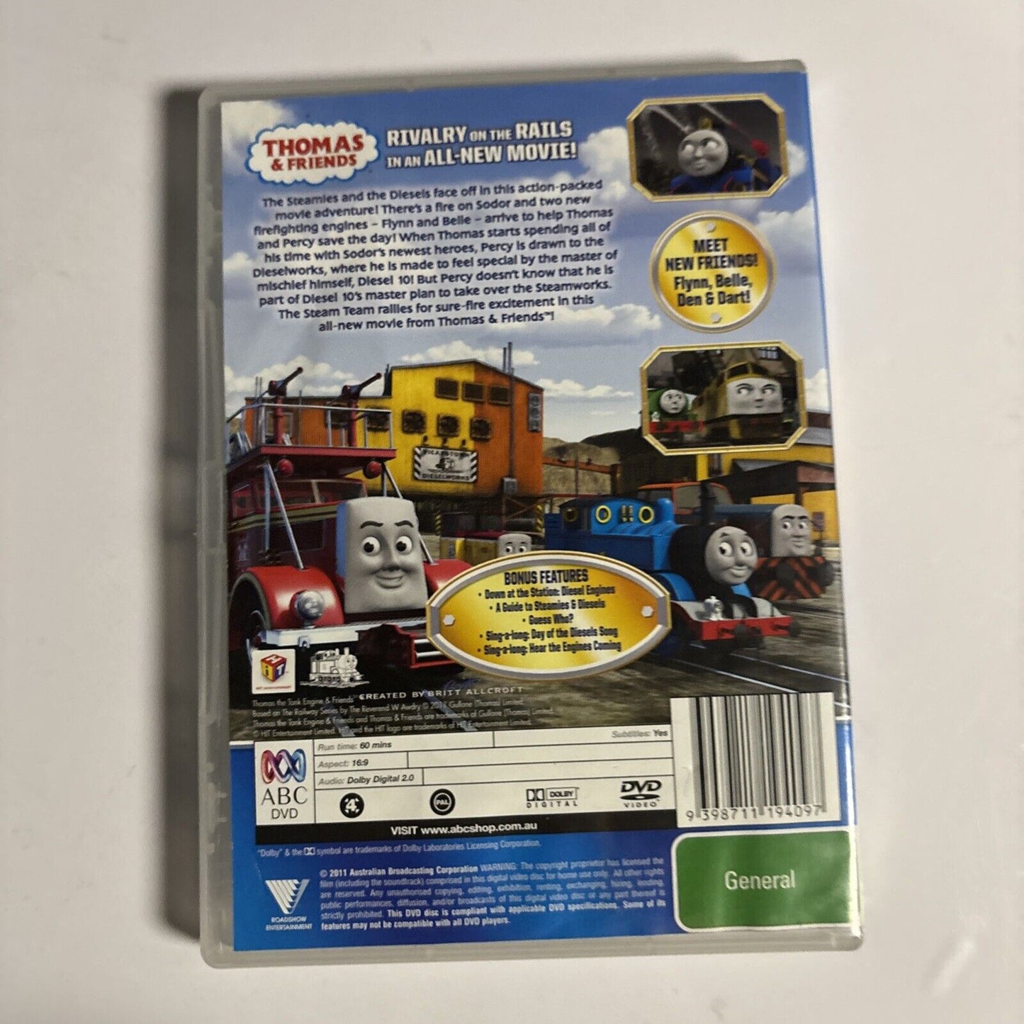 Thomas & Friends - Day of the Diesels (DVD, 2011) Region 4