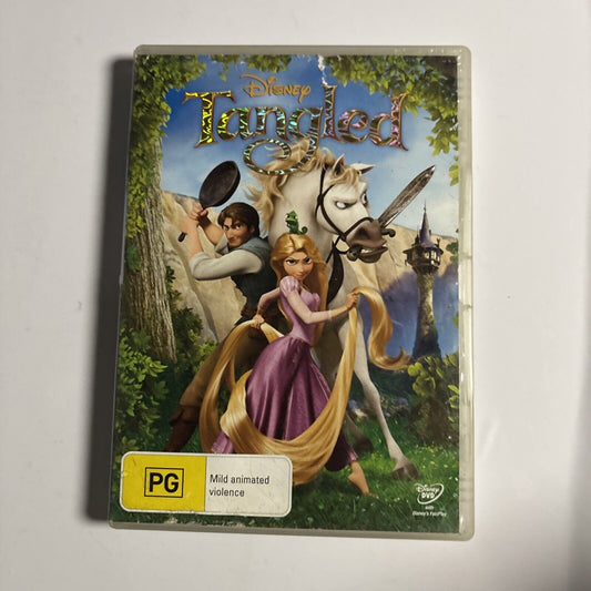 Tangled (DVD, 2010) Delaney Rose Stein, Tim Mertens Disney Region 4