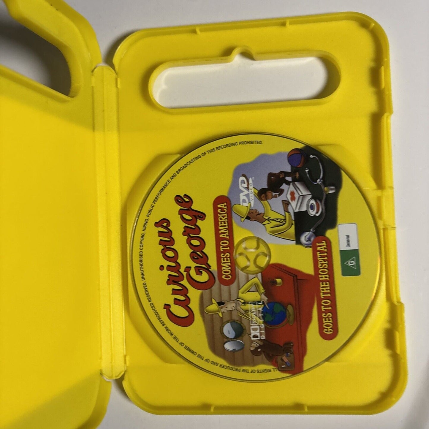 Curious George Comes To America / Goes To Hospital (DVD, 2004) Region 4