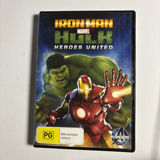 Iron Man & Hulk - Heroes United (DVD, 2014) Region 4