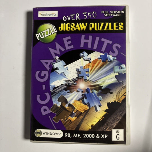 Jigsaw Puzzles Over 1000 Puzzles for PC CDROM Eureka Windows All