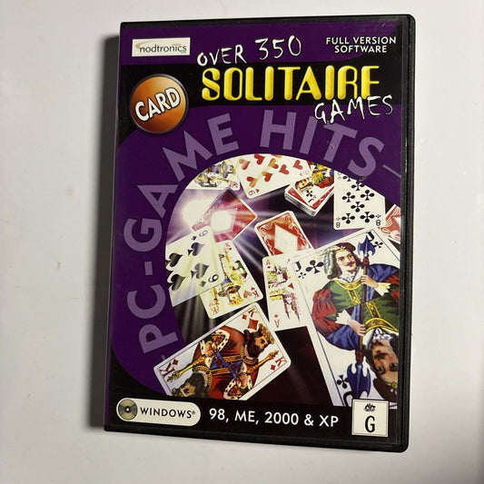 Solitaire Over 1000 Games - PC CDROM Windows XP 98 ME