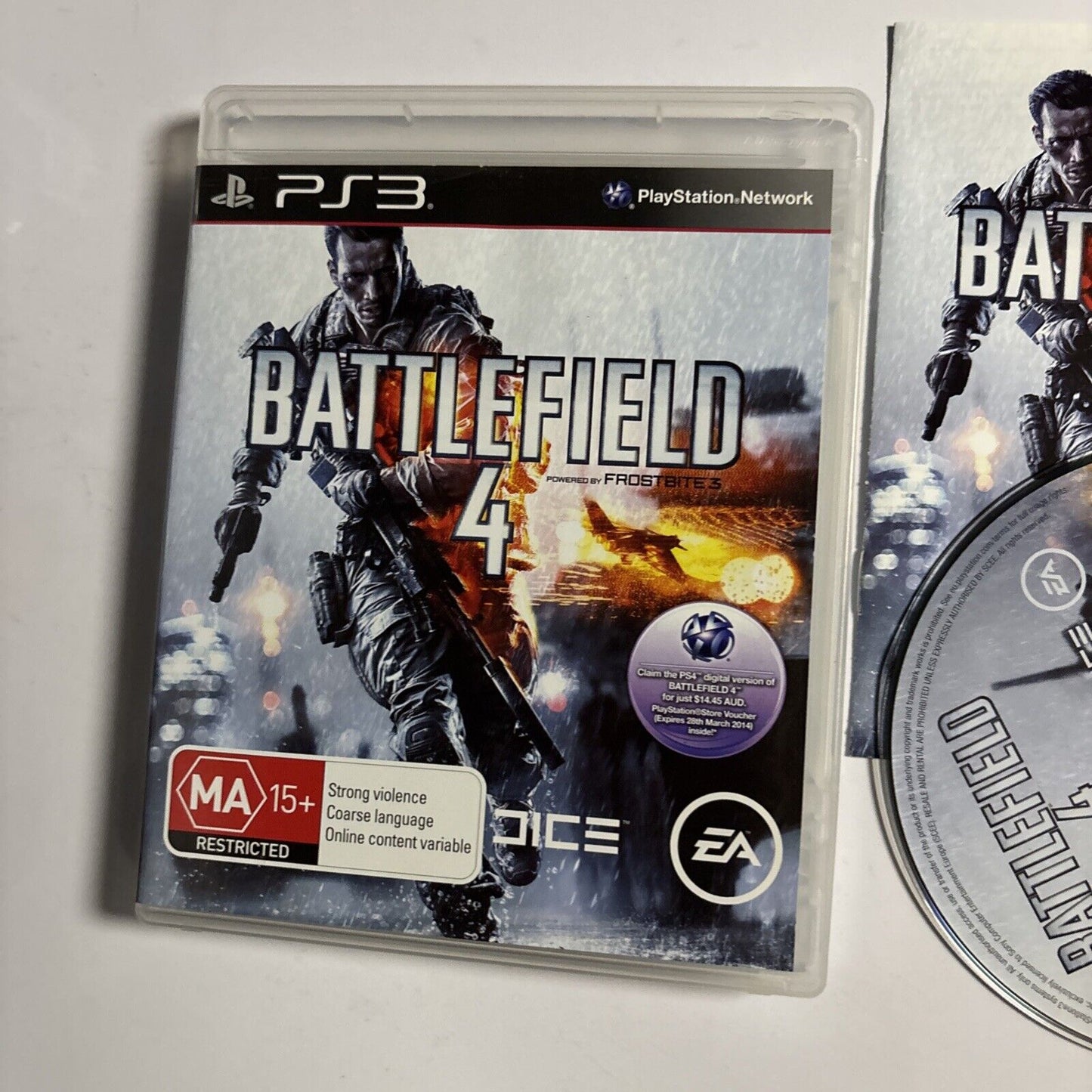 Battlefield 4 - Sony PlayStation 3 PS3 2013 Game & Manual