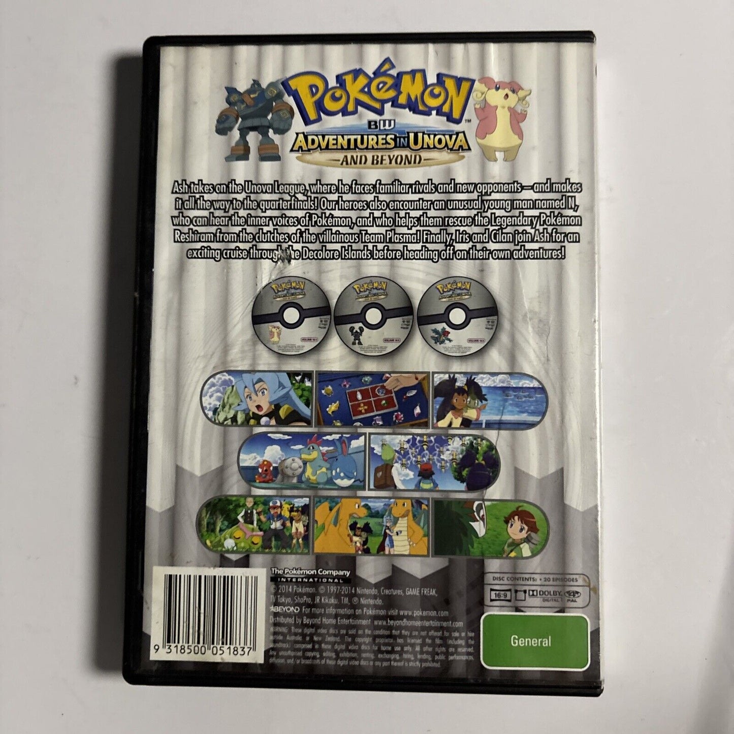 Pokemon - Black & White Adventures in Unova & Beyond: Collection 2 (DVD, 2013)