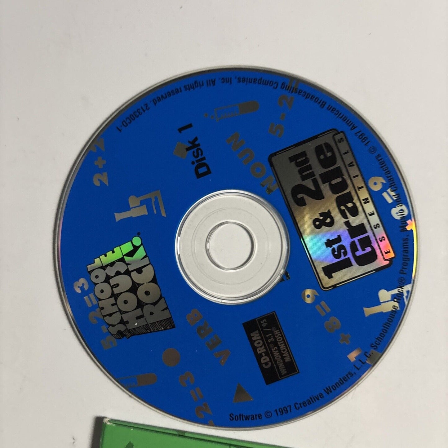 School House Rocks 1st & 2nd Grade Essentials PC CDROM Win3.1 Mac 1997