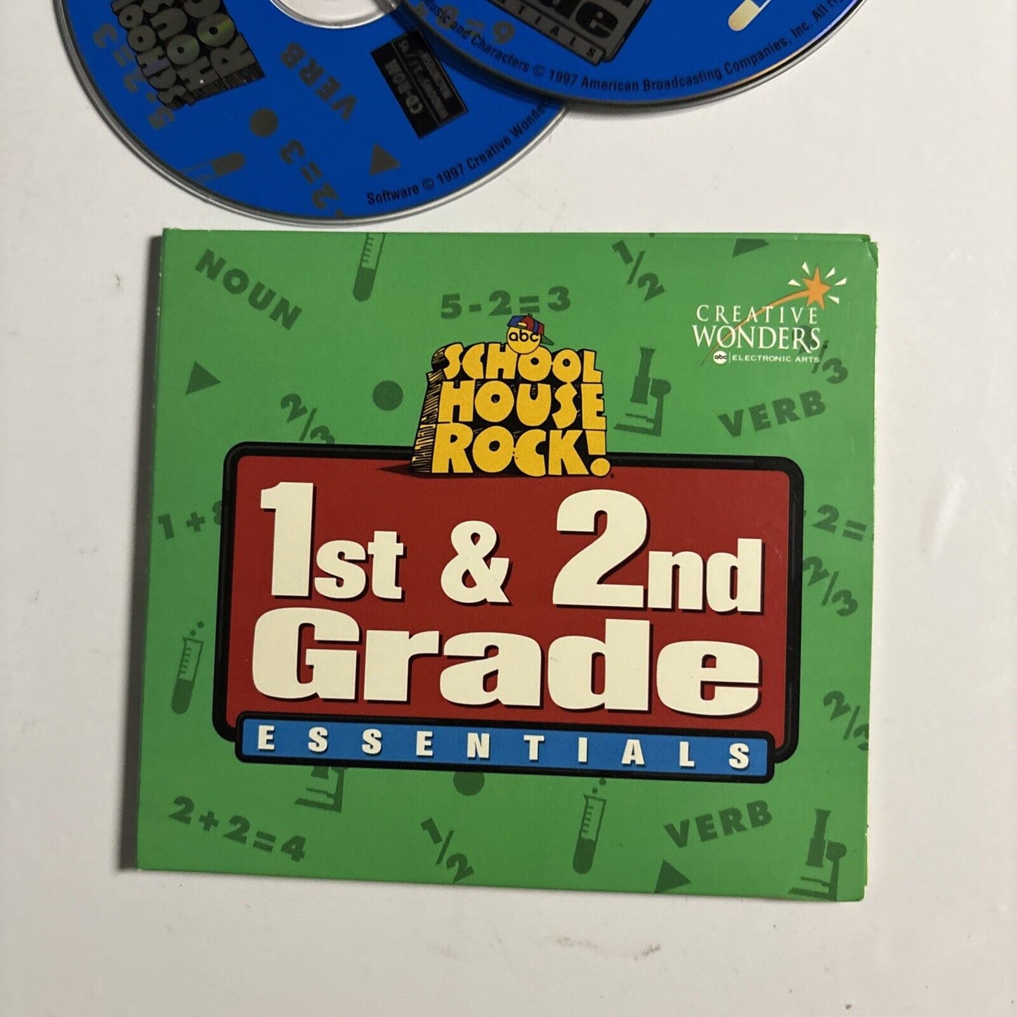 School House Rocks 1st & 2nd Grade Essentials PC CDROM Win3.1 Mac 1997