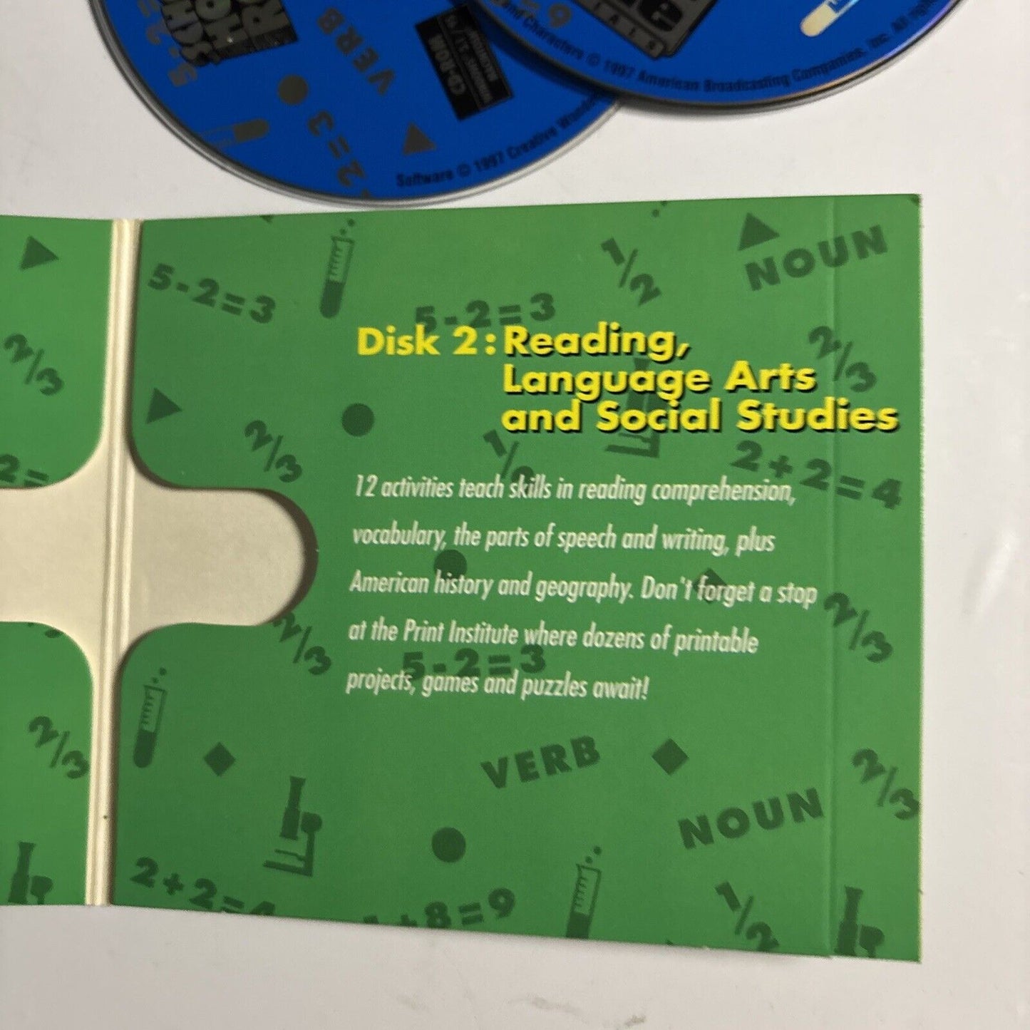 School House Rocks 1st & 2nd Grade Essentials PC CDROM Win3.1 Mac 1997