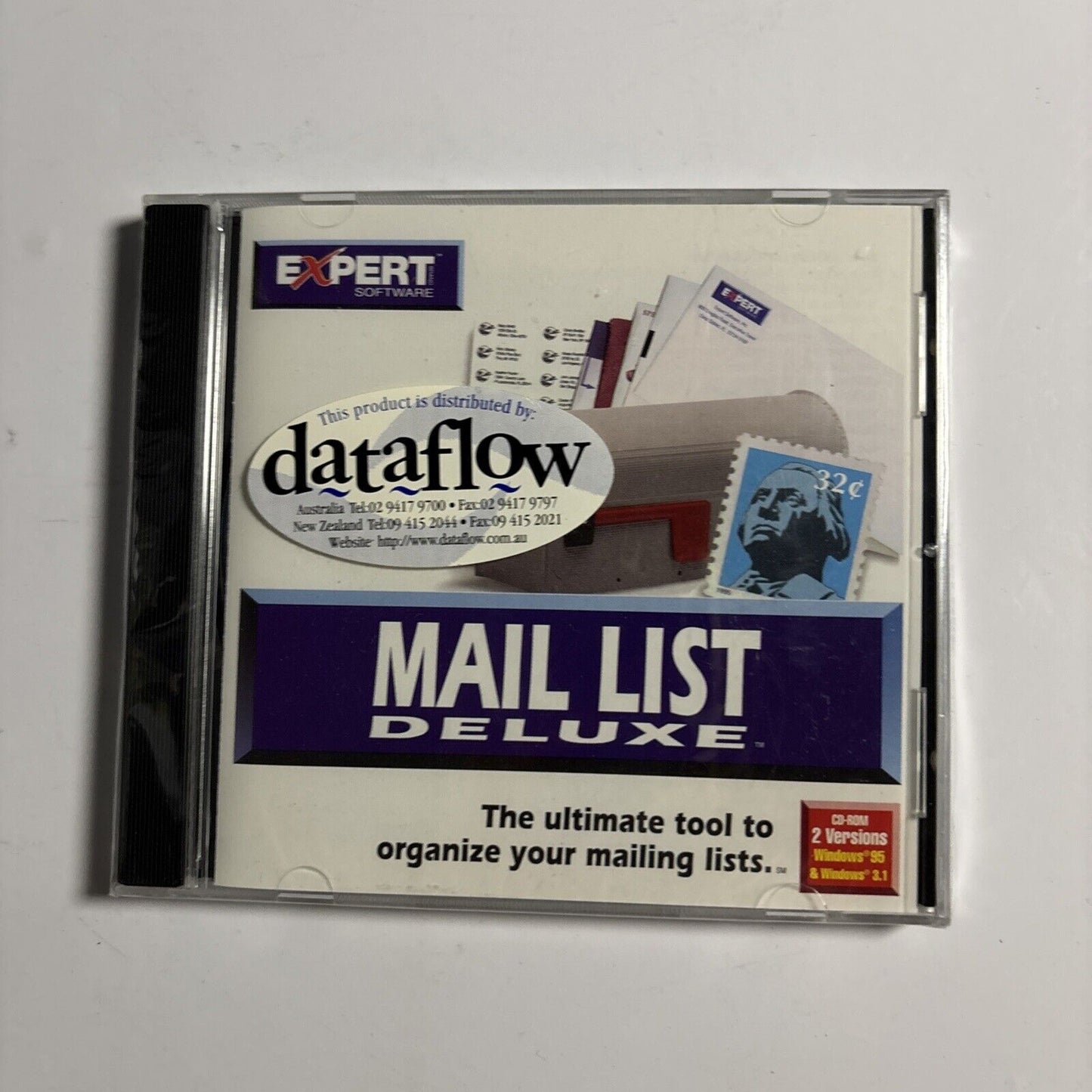 Expert Software: Mail List Deluxe PC CDROM Windows 9.5 3.1 *NEW*