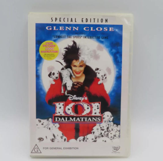 101 Dalmatians - Special Edition (DVD, 1996) Glenn Close Region 4