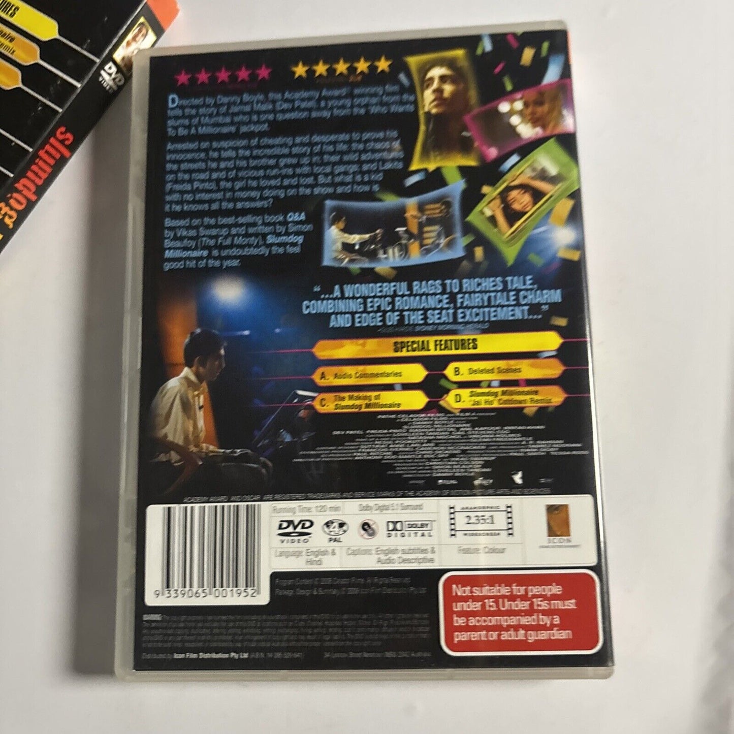 Slumdog Millionaire (Limited Edition, DVD + CD Soundtrack, 2008) Region 4