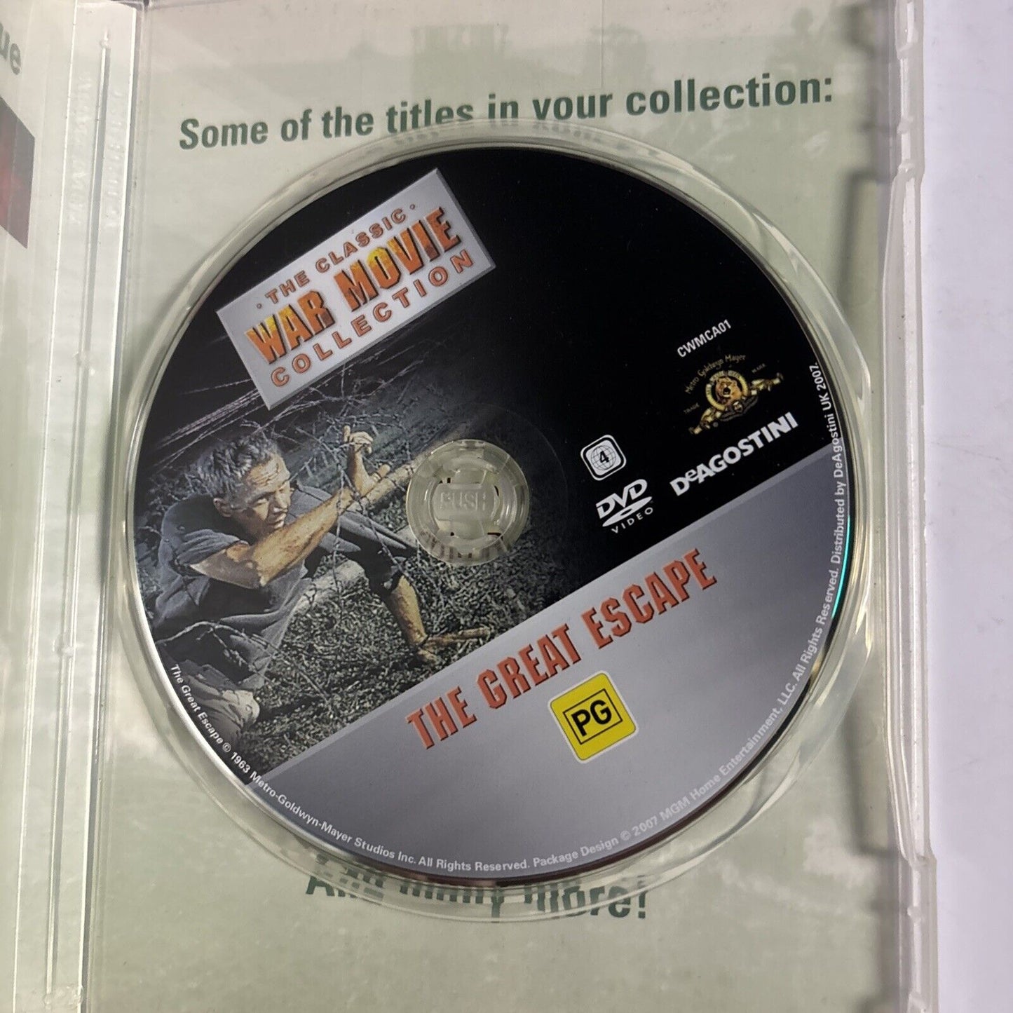 The Great Escape (DVD, 1963) Steve McQueen, Charles Bronson Region 4