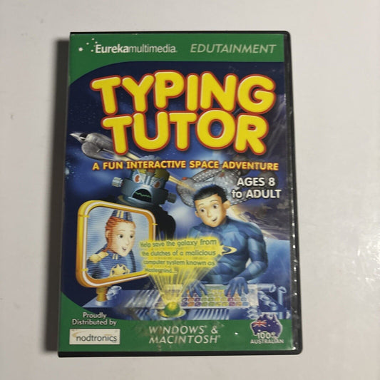 Typing Tutor PC CDROM Windows 95 XP Mactintosh