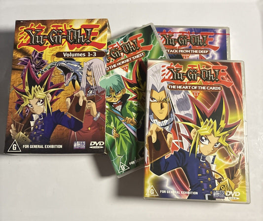 Yu-Gi-Oh! : Volume 1-3 (DVD, 1996, 3-Disc) Region 4