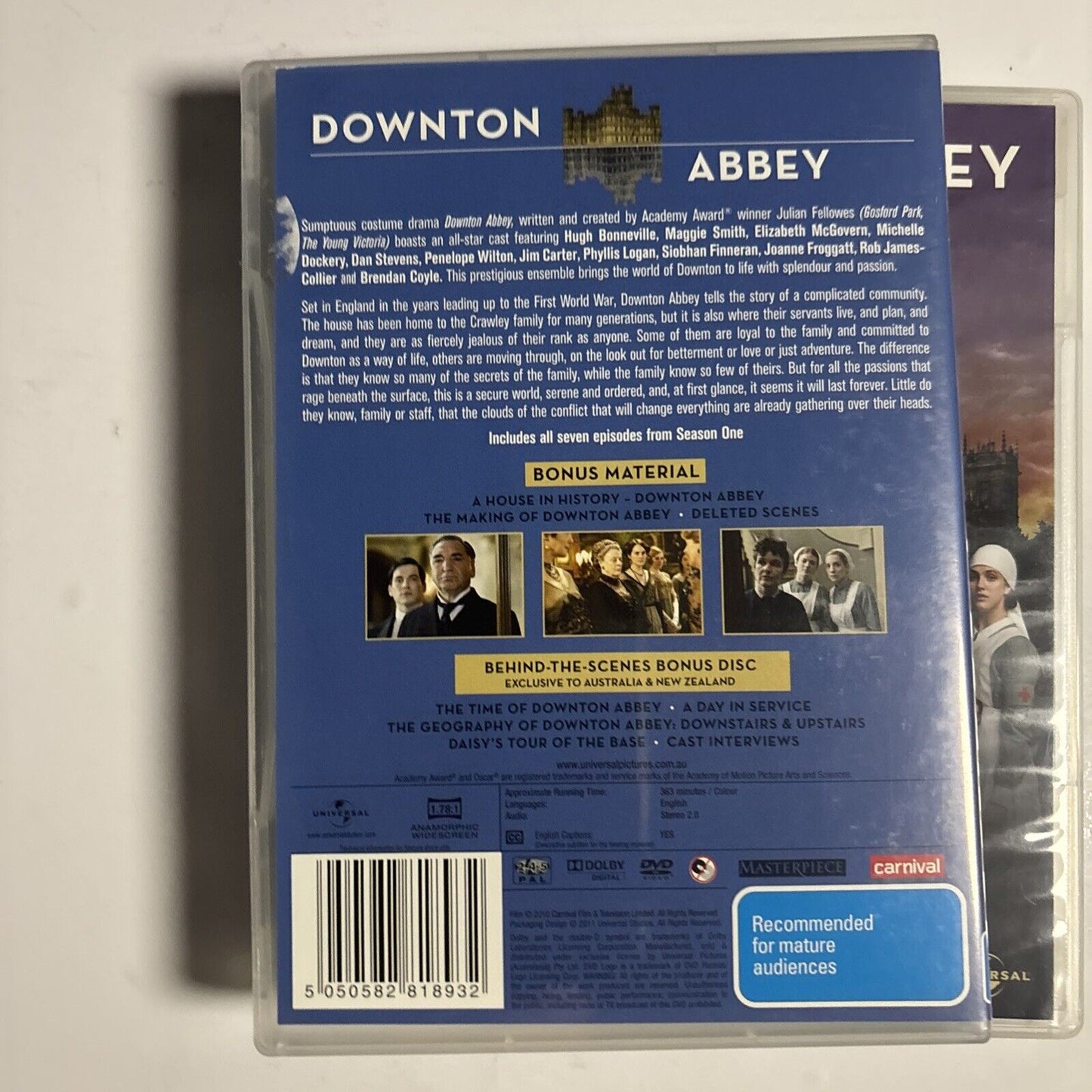 Downton Abbey : Season 1 & 2 (DVD, 2011, 10-Disc) Region 4 &2