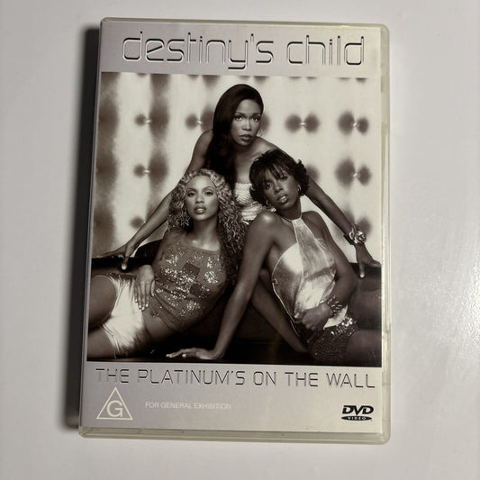 Destiny's Child - The Platinum's on the Wall (DVD, 2001) NEW All Regions