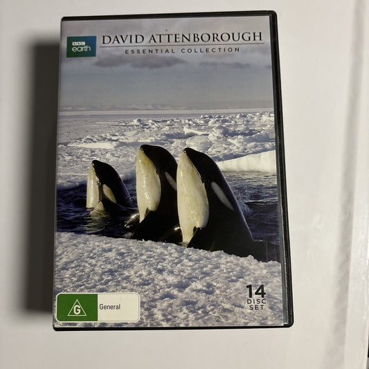 David Attenborough Essential Collection DVD 14 Disc Set BBC Earth Region 4