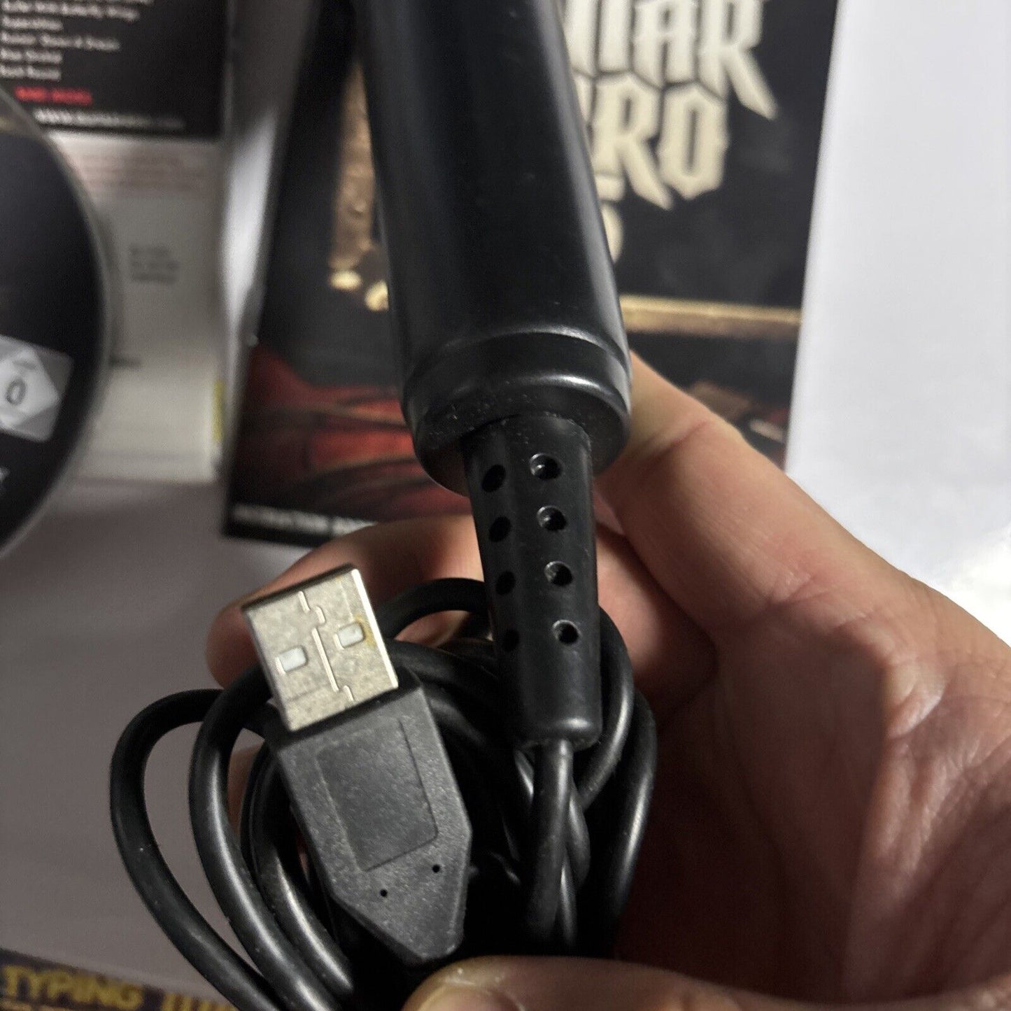 Guitar Hero 5 Nintendo Wii PAL Manual & Guitar Hero Microphone USB