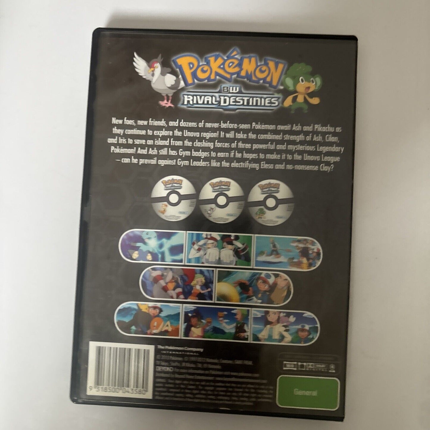 Pokemon - Rival Destinies : Collection 1 (DVD, 2012, 3-Disc) Region 4