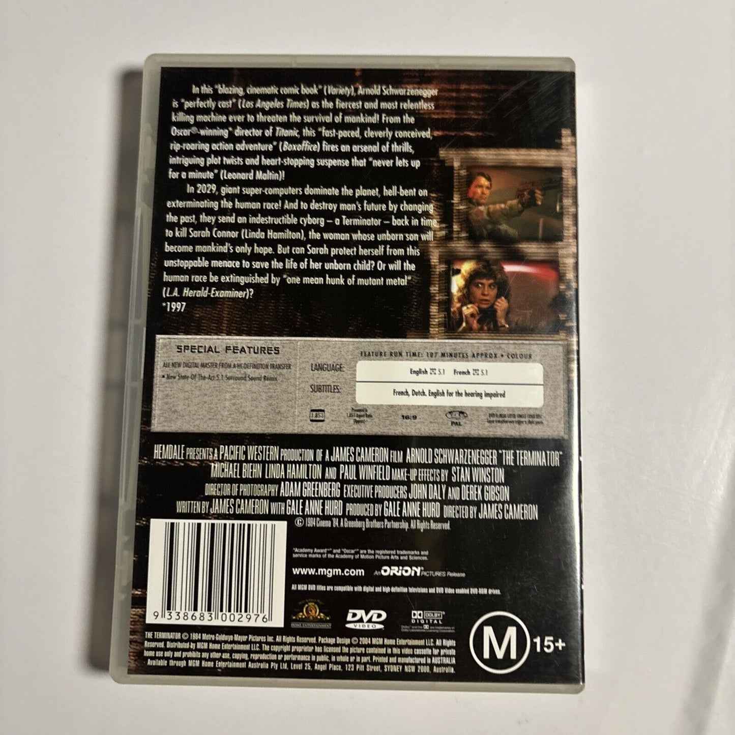 The Terminator (DVD, 1984) Arnold Schwarzenegger Region 4