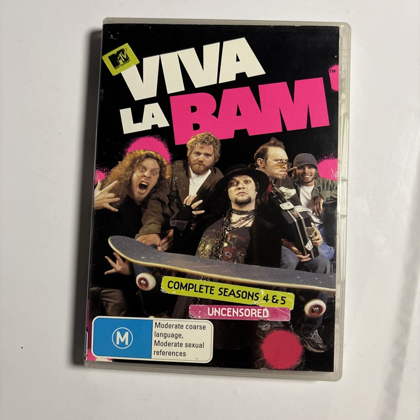 Viva La Bam : Season 4 & 5 (DVD, 2005, 3-Disc) Bam Margera Region 4