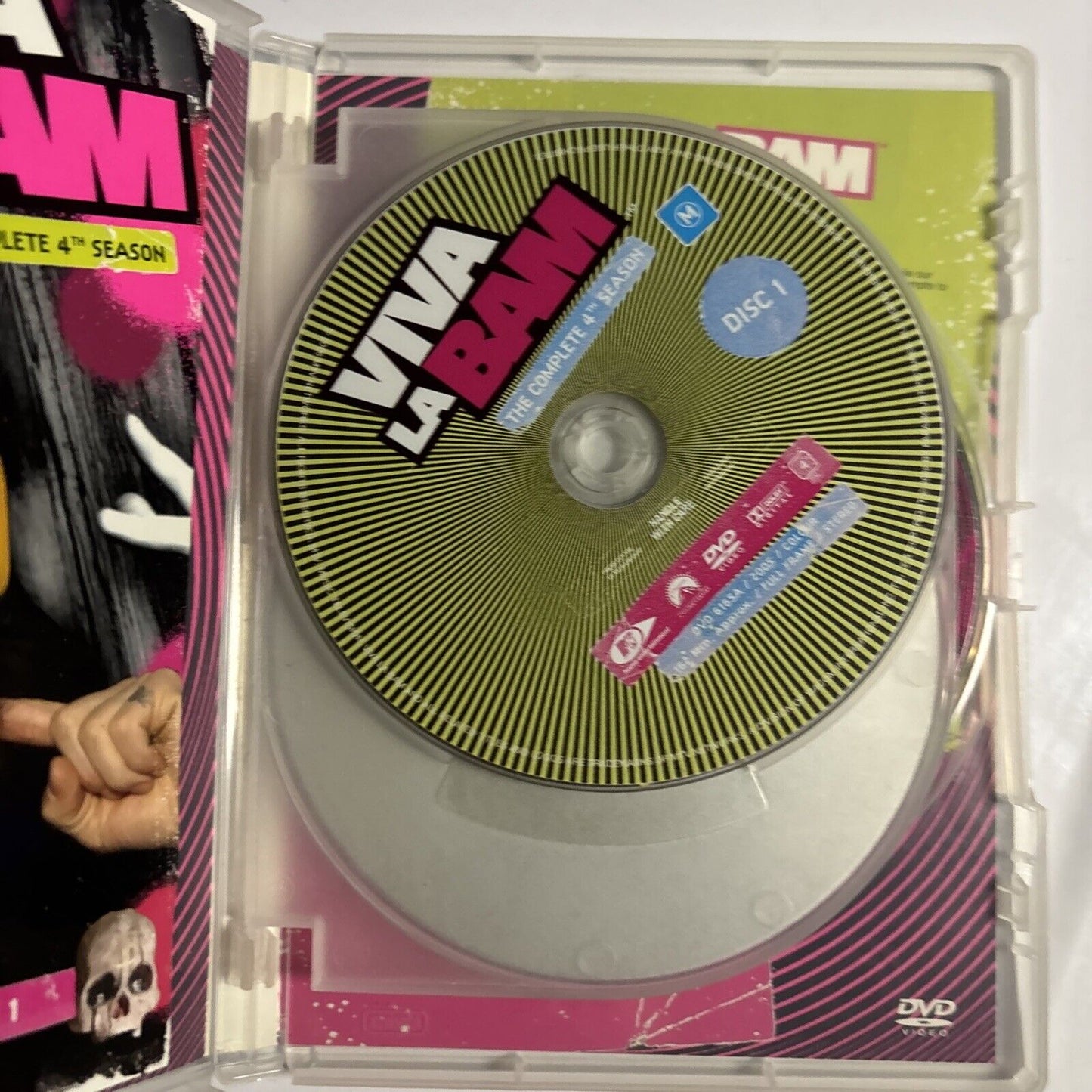Viva La Bam : Season 4 & 5 (DVD, 2005, 3-Disc) Bam Margera Region 4