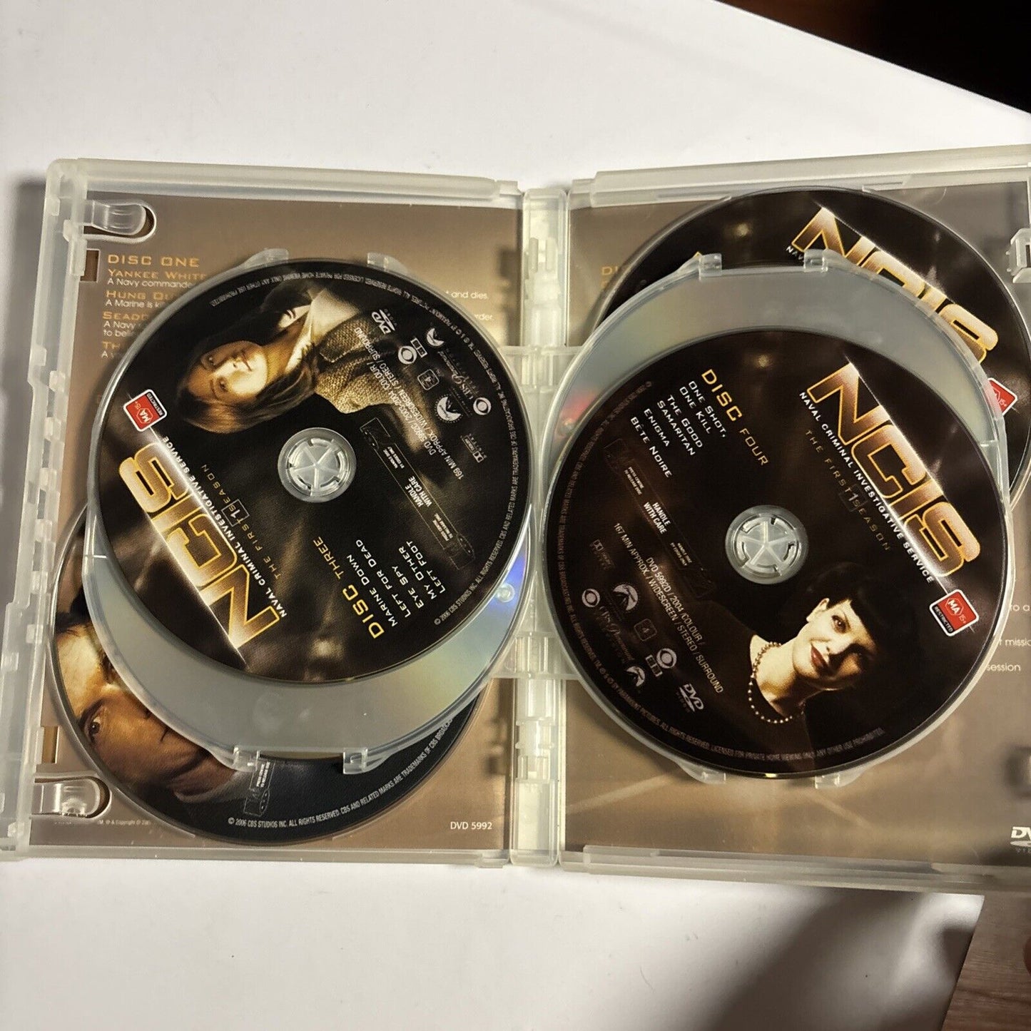 NCIS : Season 1 (DVD, 2003, 6-Disc) David Mccallum, Mark Harmon Region 4