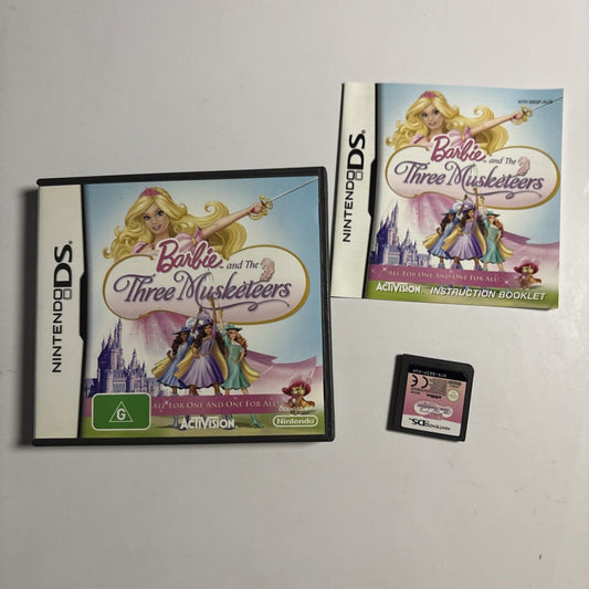 Barbie And The Three Musketeers Nintendo DS Manual