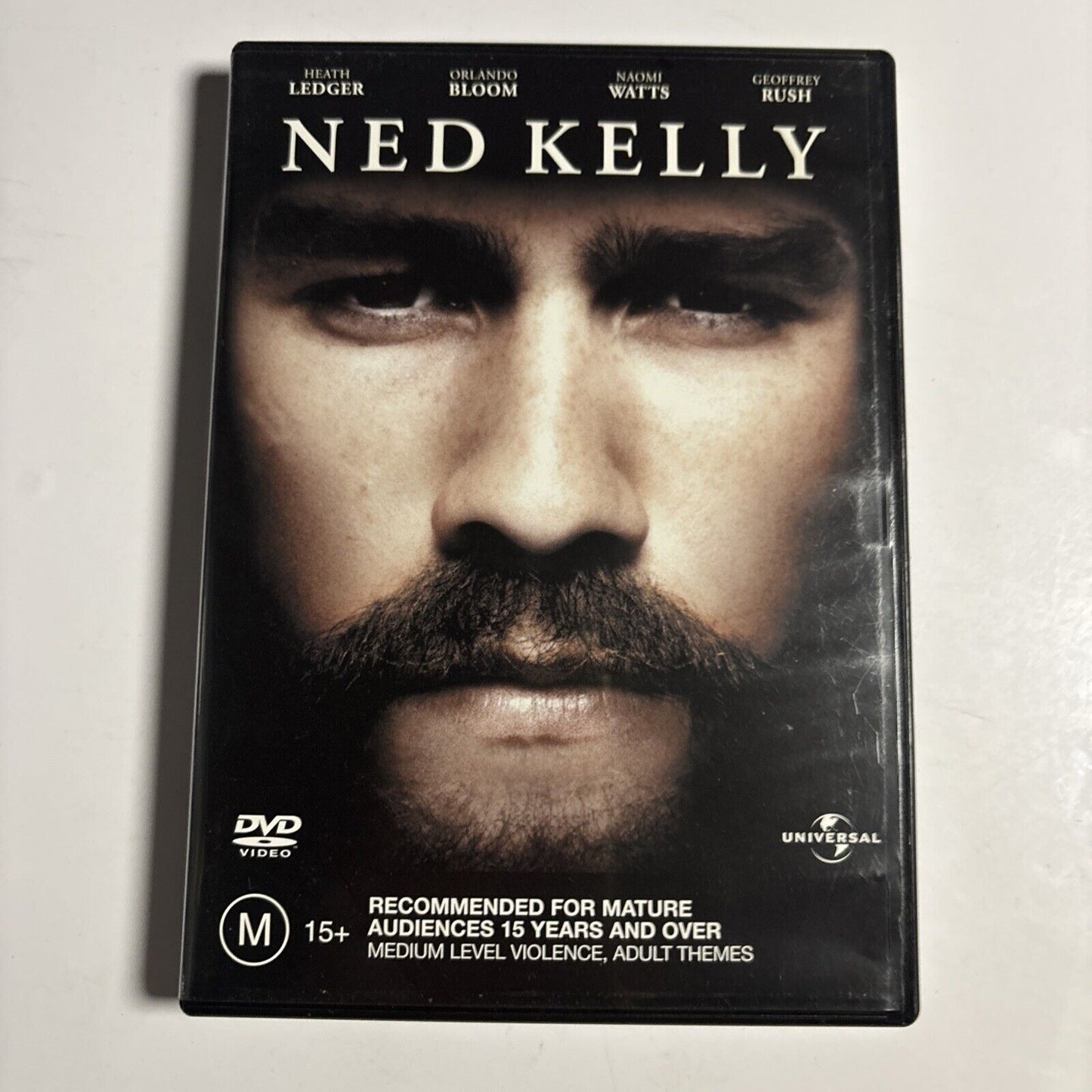 Ned Kelly (DVD, 2003) Heath Ledger, Naomi Watts, Geoffrey Rush NEW Region 4