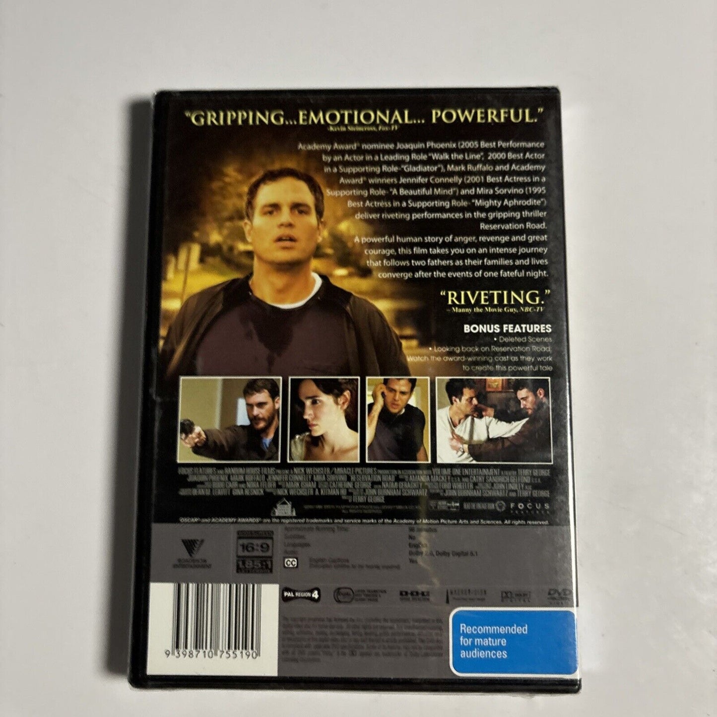 Reservation Road (DVD, 2007) Joaquin Phoenix, Mark Ruffalo Region 4 *New Sealed*
